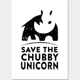 Save the Chubby Unicorn Posters and Art